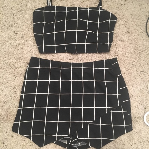 SHEIN Dresses & Skirts - Skort and crop top set